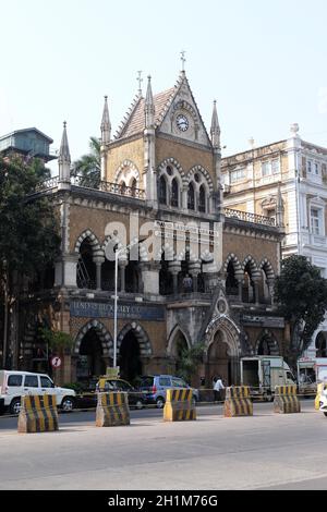 La bibliothèque David Sassoon dans la région de Kala Ghoda, Mumbai, Inde Banque D'Images