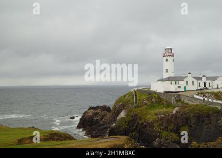 Fanad est une péninsule dans le nord de l'Irlande dans le comté de Donegal. Il est situé entre Lough Swilly et Mulroy Bay. Leur point le plus au nord est le phare-déco Banque D'Images