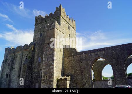 L'abbaye de Tintern est aujourd'hui une ancienne abbaye cistercienne du comté de Wexford en République d'Irlande. Banque D'Images