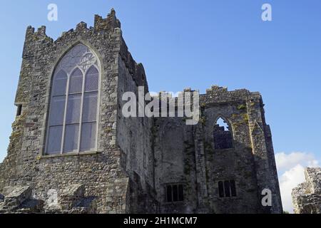 L'abbaye de Tintern est aujourd'hui une ancienne abbaye cistercienne du comté de Wexford en République d'Irlande. Banque D'Images