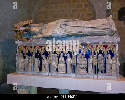 Pals, Gérone, Espagne - 15 septembre 2015 : vue intérieure de la cathédrale Sainte-Marie de Gérone, Catalogne, Espagne Banque D'Images