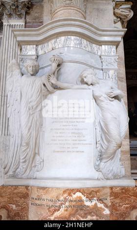 Monument du Prince Agostino Chigi dans l'église de Santa Maria del Popolo, Rome, Italie Banque D'Images