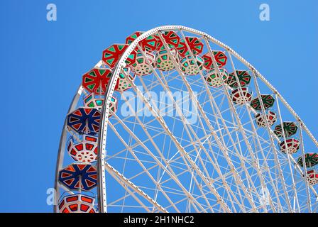 DAS Blumen-Riesenrad im 'Prater', Freizeitpark à Vienne Banque D'Images