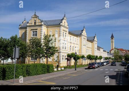 Au Kursalon, Lipik plus importante et la plus représentative des capacités en Croatie health resort est maintenant utilisée comme un hôpital. Zagreb, Croatie Banque D'Images