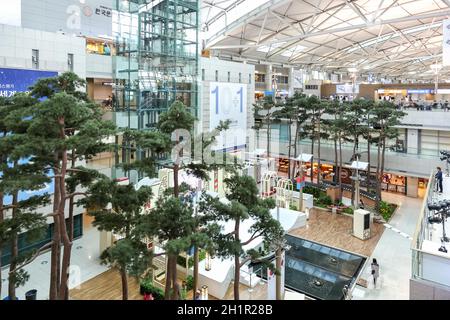 Incheon, Corée du Sud - 24 mai 2016 : terminal 1 de l'aéroport de Séoul Incheon (ICN) en Corée du Sud. Banque D'Images