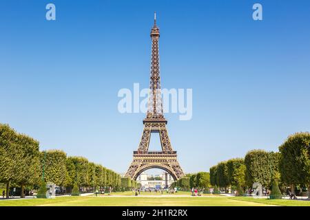 Tour Eiffel Paris France voyage tourisme site touristique voyage touristique Banque D'Images