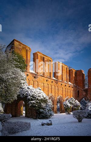 Ancienne ruine de l'abbaye cistercienne Banque D'Images