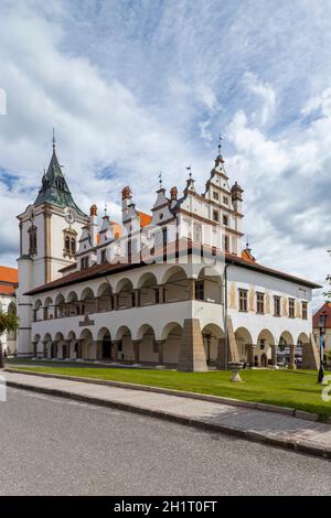 Ancien hôtel de ville de Levoca, site de l'UNESCO, Slovaquie Banque D'Images