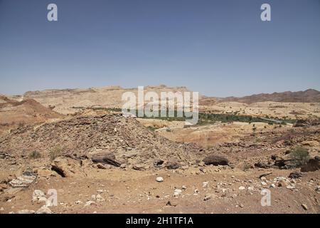 Nature près du fort de Ranikot à Sindh, Pakistan Banque D'Images