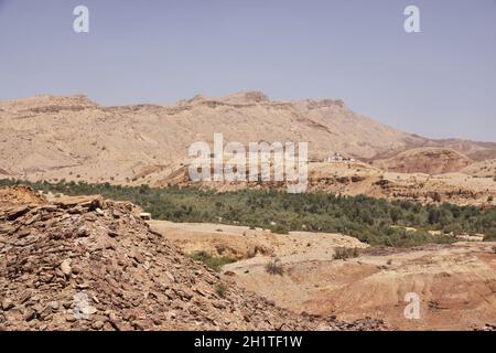 Nature près du fort de Ranikot à Sindh, Pakistan Banque D'Images