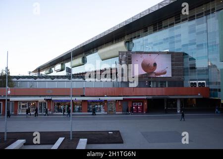 Vue sur la station de métro Tiburtina Rome, Italie. Photo de haute qualité Banque D'Images