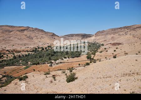 Nature près du fort de Ranikot à Sindh, Pakistan Banque D'Images