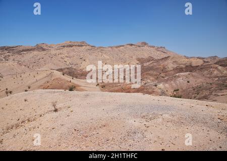 Nature près du fort de Ranikot à Sindh, Pakistan Banque D'Images