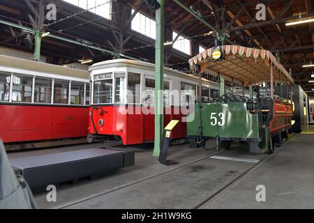 Verkehrsmuseum 'Remise' à Vienne, Österreich, Europa - Musée des transports et du tramway 'Remise' à Vienne, Autriche.Europe Banque D'Images