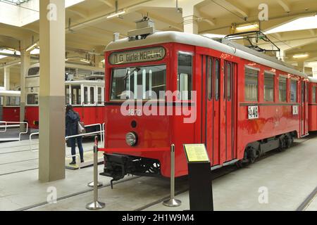 Verkehrsmuseum 'Remise' à Vienne, Österreich, Europa - Musée des transports et du tramway 'Remise' à Vienne, Autriche.Europe Banque D'Images