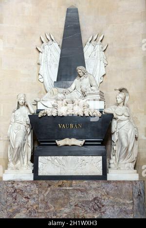 Paris - La Résidence des invalides. Maréchal de Vauban's tomb Banque D'Images