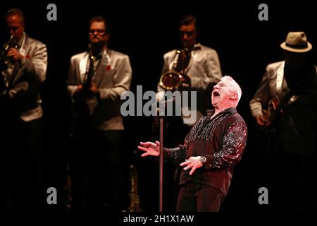 Concert avec Jerry Williams, Linköping, Suède. Banque D'Images