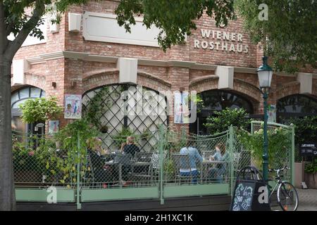 Wiener Rösthaus im großen Vergnügungspark 'Prater' à Wien, Österreich, Europa - Wiener Rösthaus dans le grand parc d'attractions 'Prater' à Vienne, Austr Banque D'Images