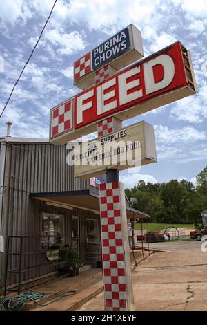 Nacogdoches, TX : magasin d'alimentation Boles situé à Nacogdoches, TX Banque D'Images