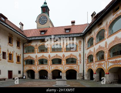 Château à Lokeren, ancienne ville slovène. À partir de 2012 site du patrimoine mondial de l'Unesco Banque D'Images