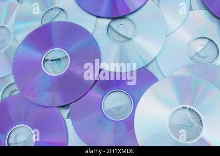 CD und DVD Banque D'Images