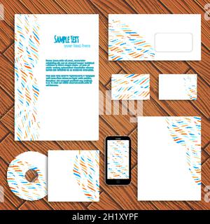 Modèle de style professionnel brillant, illustration vectorielle, eps10 Illustration de Vecteur