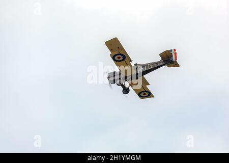 Royal Aircraft Factory Barra B SE5A Grande Guerre entièrement Airworthy 7/8 réplique avion biplan F235 G-BMDB Banque D'Images