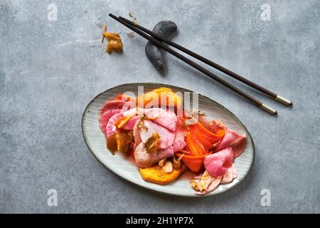 Tsukemono (légumes marinés, Japon) Banque D'Images