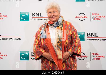 Rome, Italie.19 octobre 2021.Roberta Mazzoni participe au photocall du film inedita lors du 16ème Festival du film de Rome à Rome (Italie), 19 octobre 2021 photo Pool Rome film Fest/Insidefoto Credit: Insidefoto srl/Alay Live News Banque D'Images