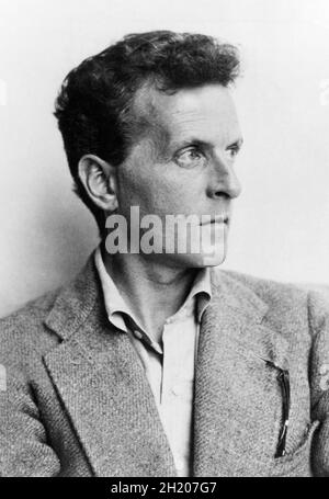 Ludwig Wittgenstein.Portrait du philosophe Ludwig Josef Johann Wittgenstein (1889-1951) par Moritz Nähr, 1930. Banque D'Images