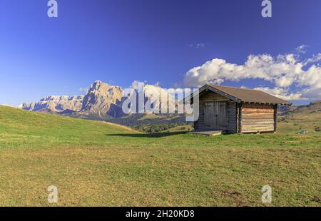 Seiser Alm vue panoramique Banque D'Images