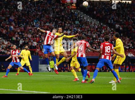 Madrid, Espagne.19 octobre 2021.Mane du FC Liverpool, lors de la rencontre du groupe de la Ligue des champions de l'UEFA contre l'Atletico de Madrid au stade Wanda Metropolitano.(Photo par: Ivan Abanades Medina crédit: CORDONE PRESSE/Alay Live News Banque D'Images