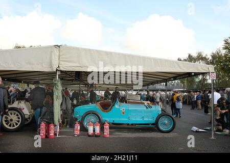 Octobre 2021 - le Covid a retardé la réunion des membres de Goodwood 78. Banque D'Images
