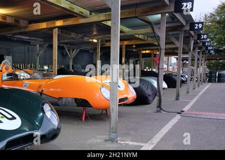 Octobre 2021 - le Covid a retardé la réunion des membres de Goodwood 78. Banque D'Images
