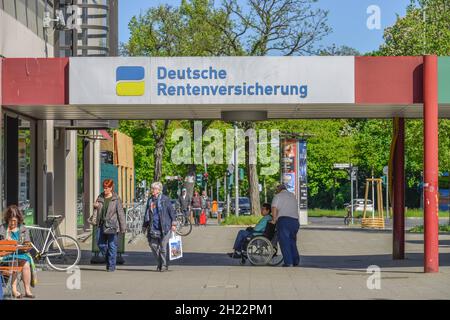 L'assurance pension allemande, Fehrbelliner Platz, Berlin, Berlin, Allemagne Banque D'Images