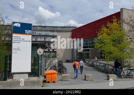 Klinikum rechts der Isar de l'Université technique de Munich, Ismaninger Strasse, Munich, Bavière, Allemagne Banque D'Images