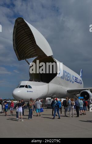 Airbus Beluga, ILA 2018, Schoenefeld, Brandebourg, Allemagne Banque D'Images