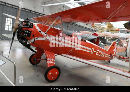 Flugwerft Schleißheim ist der Name eines technischen Musées.Es ist Außenstelle des Deutschen Museums in der Münchner Nachbargemeinde Oberschleißheim Banque D'Images