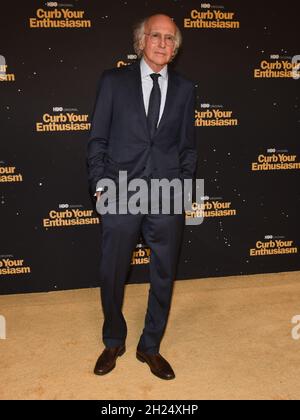 19 octobre 2021 - Los Angeles, Californie - Larry David.La première saison 11 d'HBO, « faites tourner votre enthousiasme ».(Credit image: © Billy Bennight/AdMedia via ZUMA Press Wire) Banque D'Images