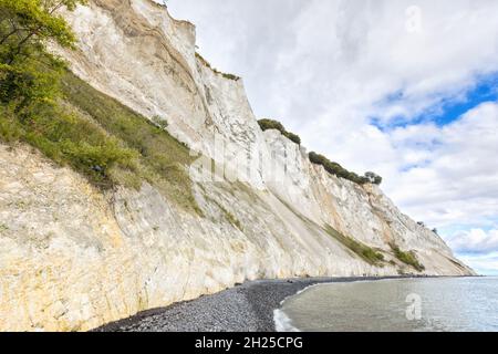 Célèbres falaises de craie blanche de Møn, Danemark Banque D'Images