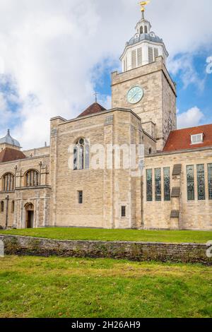 Cathédrale de Portsmouth, Angleterre Banque D'Images