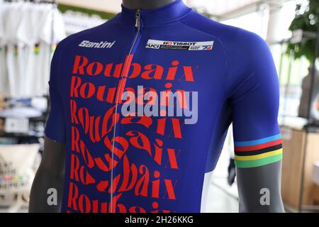 Roubaix, France.20 octobre 2021.Jersey Roubaix lors des Championnats du monde de cyclisme sur piste Tissot UCI 2021 le 20 octobre 2021 au Stab Vélodrome de Roubaix, France - photo Laurent Sanson/LS Medianord/DPPI crédit: DPPI Media/Alay Live News Banque D'Images