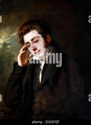 Portrait du compositeur et pianiste polonais Frédéric Chopin (1810-1849), anonyme, huile sur toile, 1848 Banque D'Images