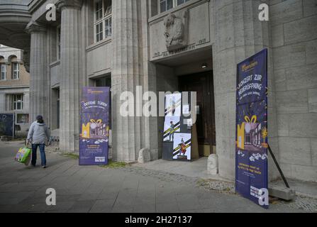 Théâtre Morgenstern, Friedenauer Rathaus, Rheinstraße, Friedenau, Tempelhof-Schoeneberg,Berlin, Allemagne Banque D'Images