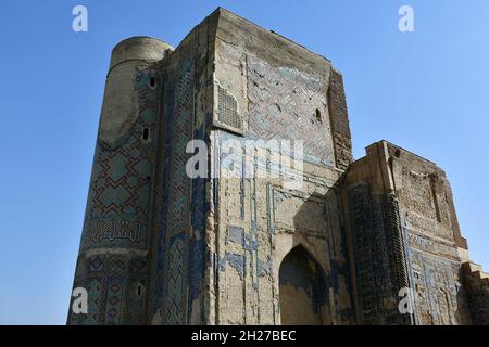 Palais AK-Saray (Palais d'été de Timur), Shahrisabz, région de Qashqadaryo, Ouzbékistan, Asie centrale Banque D'Images