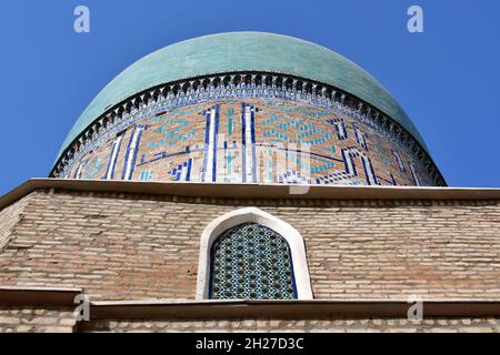 Gumbazi Saidon et Sheikh Shamsiddin Kulol Mausoleums, complexe Dorut Tilovat, Shahrisabz, région de Qashqadaryo, Ouzbékistan,Asie centrale Banque D'Images