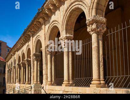 Église San Millan.Ségovie, Espagne. Banque D'Images