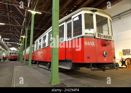 Verkehrsmuseum 'Remise' à Vienne, Österreich, Europa - Musée des transports et du tramway 'Remise' à Vienne, Autriche.Europe Banque D'Images