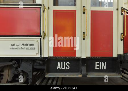 Verkehrsmuseum 'Remise' à Vienne, Österreich, Europa - Musée des transports et du tramway 'Remise' à Vienne, Autriche.Europe Banque D'Images