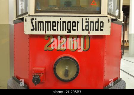 Verkehrsmuseum 'Remise' à Vienne, Österreich, Europa - Musée des transports et du tramway 'Remise' à Vienne, Autriche.Europe Banque D'Images